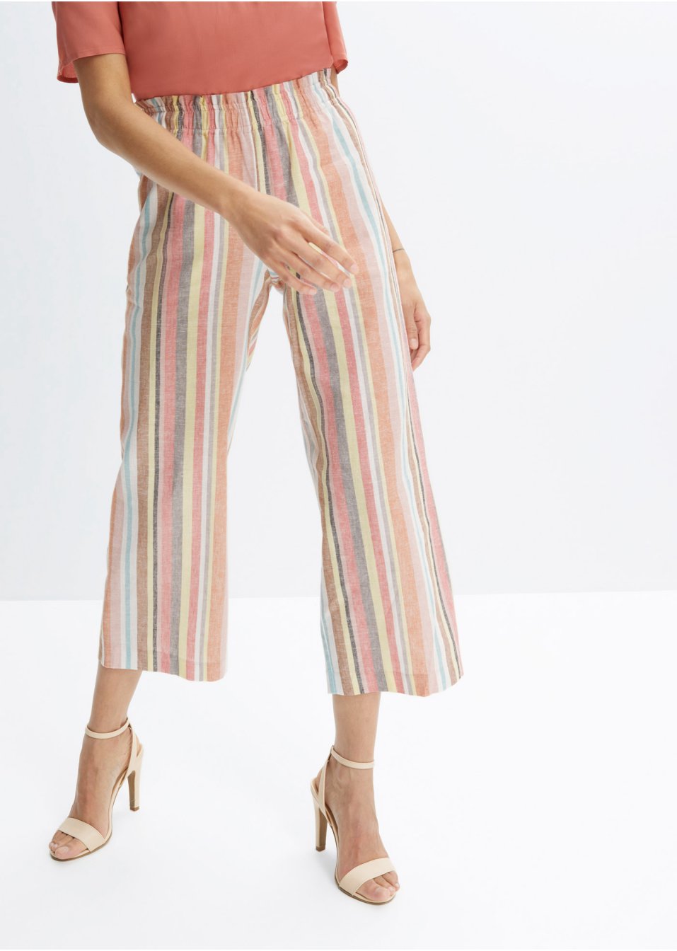Pantalon en lin majoritaire