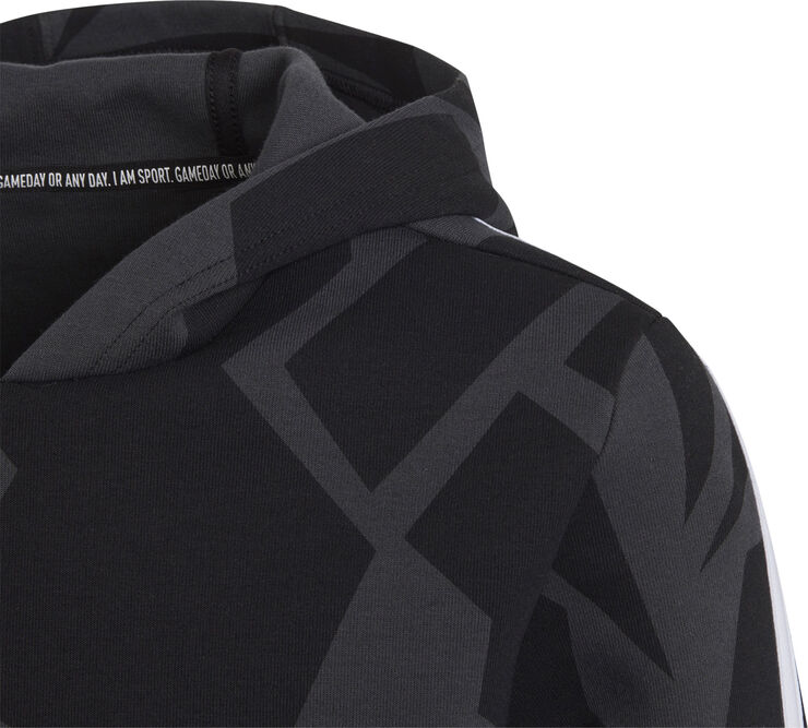 adidas Future Icons 3-Stripes Graphic hættetrøje Sort