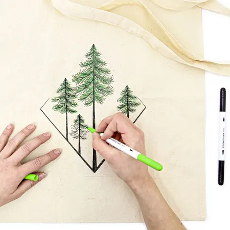 STAEDTLER® Design Journey Trend Set #6 Wanderlust Textilveredelungsset