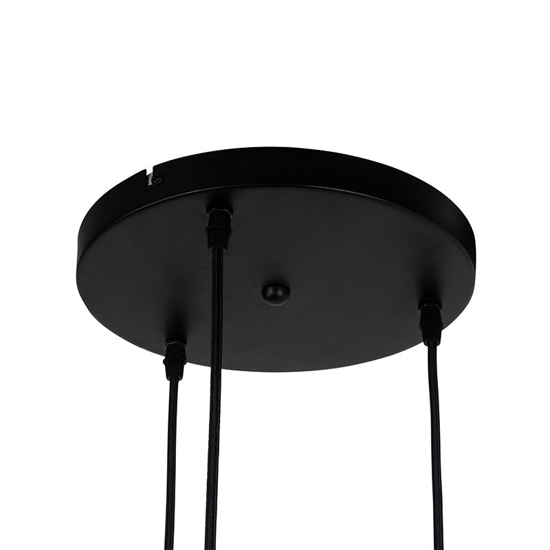 Design hanglamp zwart 3-lichts - Raga