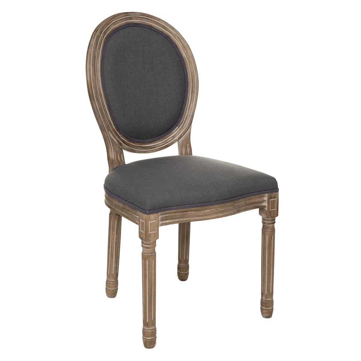 CHAISE CLEON GRIS FONCE