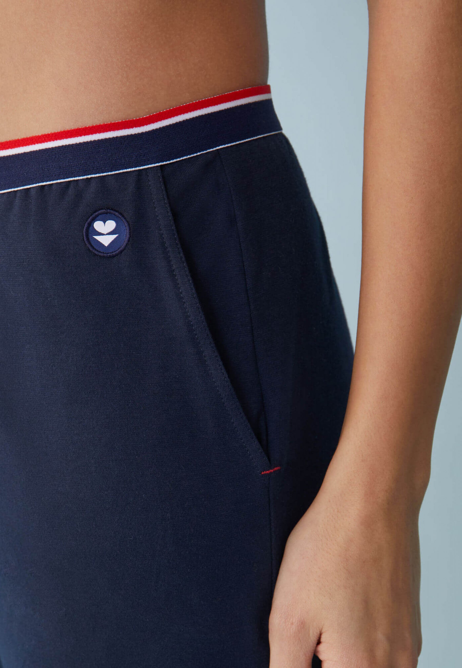 Pantalon de pyjama en coton-Chouchou Marine