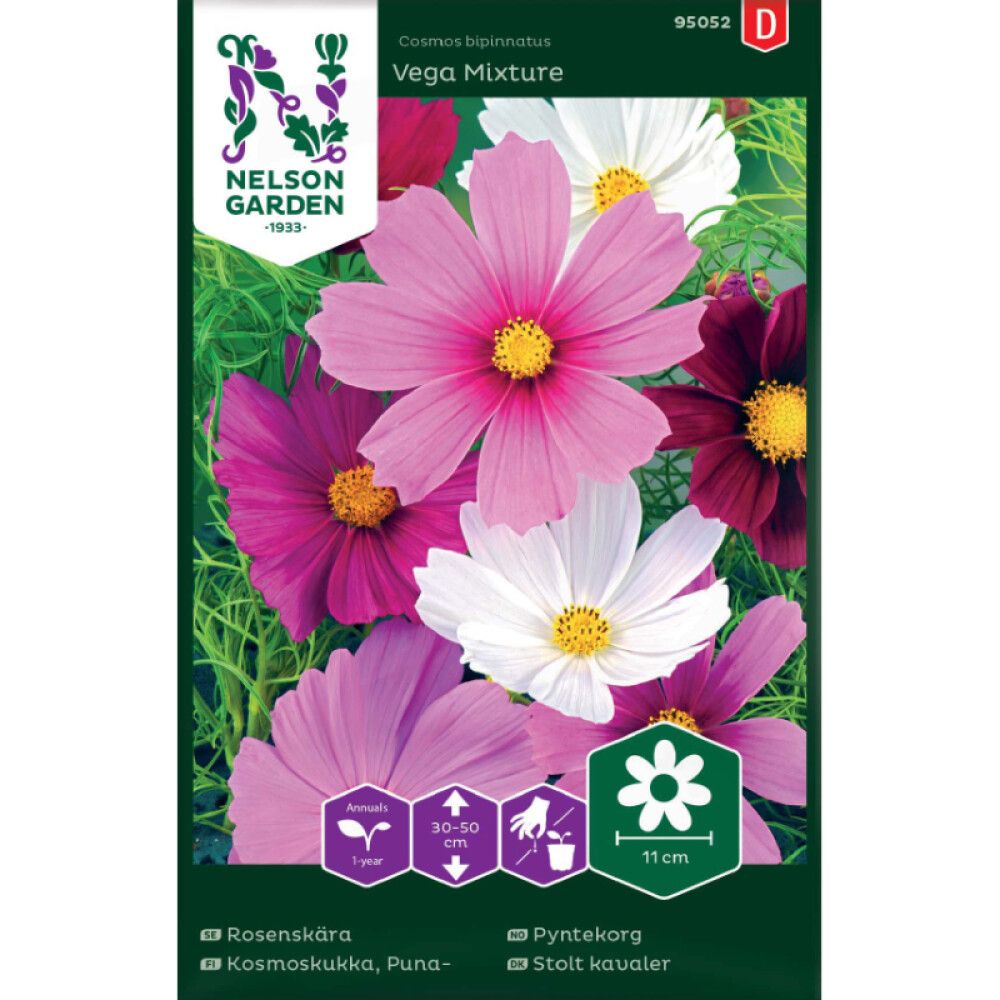 BLOMSTERFRØ NELSON GARDEN PYNTEKORG VEGA MIXTURE
