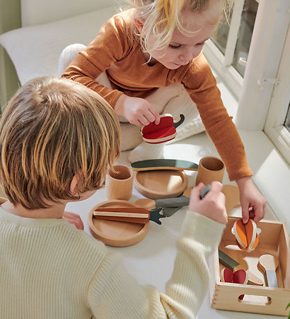 Flexa Play Spiellebensmittel - Früchte - Mehrfarbig/Naturholz
