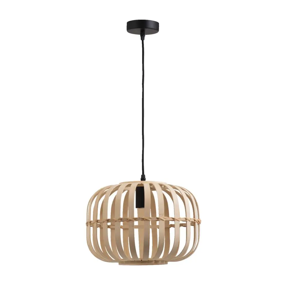 Hanglamp Asher E27 - naturelkleur - 150xØ33 cm