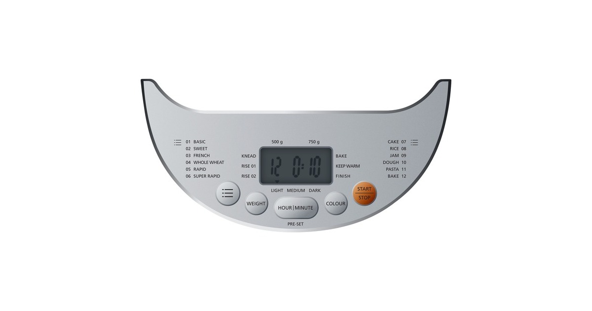 StebaBM 3 broodbakmachine  (Wit/zilver)
