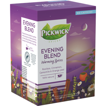 Pickwick Evening Blend Warming Spices Rooibos Thee 15 Stuks