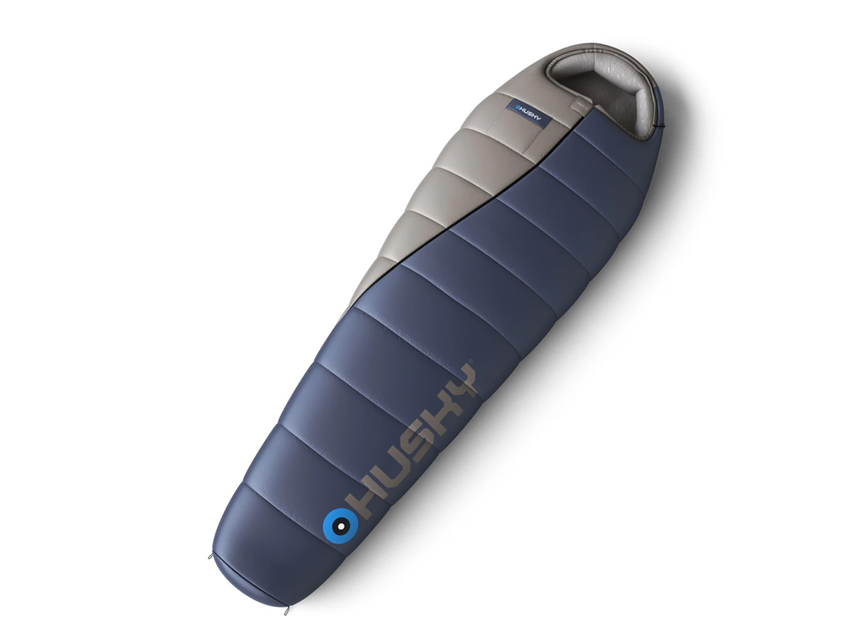 Husky ember long 2024 mummyslaapzak - blue