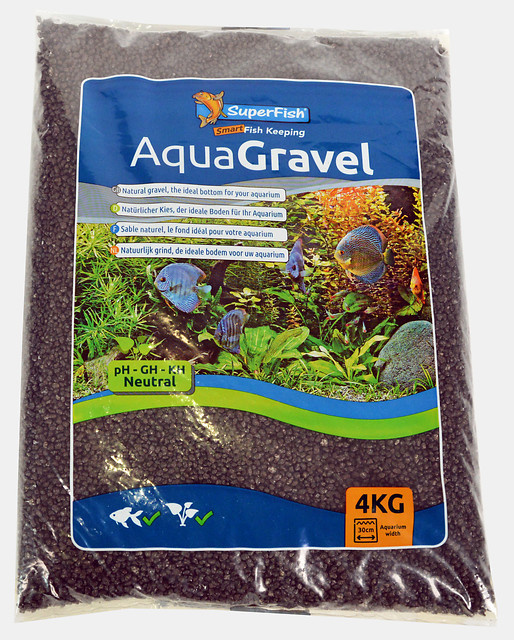aquariumgrind gravel kristalzwart 1-2 mm
