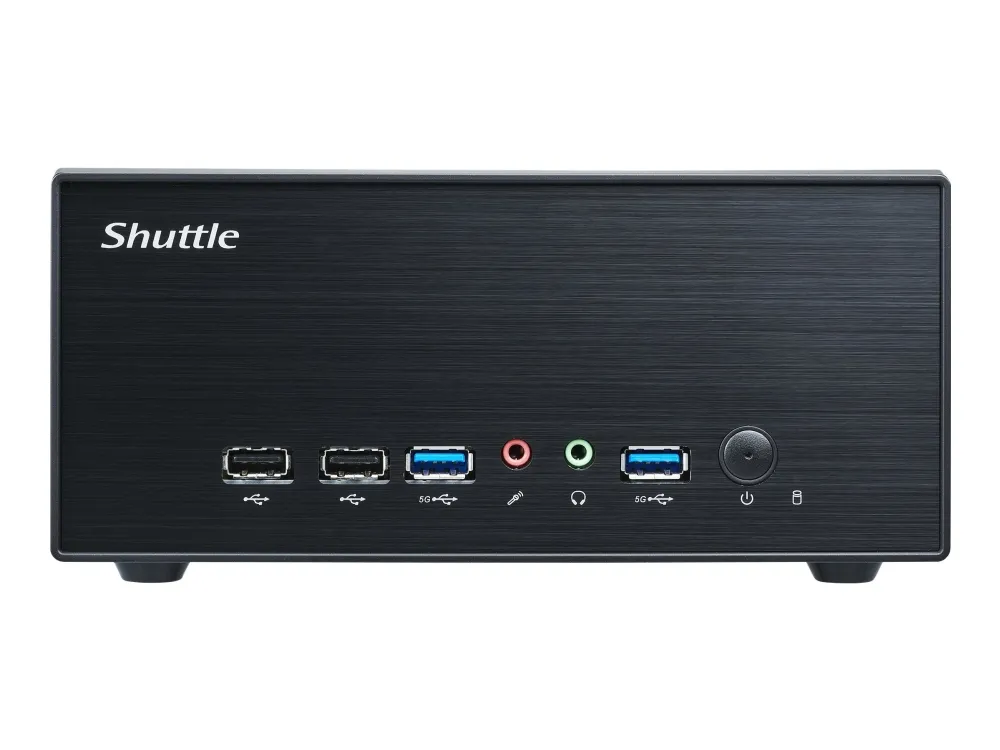 Shuttle XPC slim XH510G2 - Barebone - Slim-PC LGA1200 sokkel - Intel H510 - uden CPU - RAM 0 GB - Gigabit Ethernet