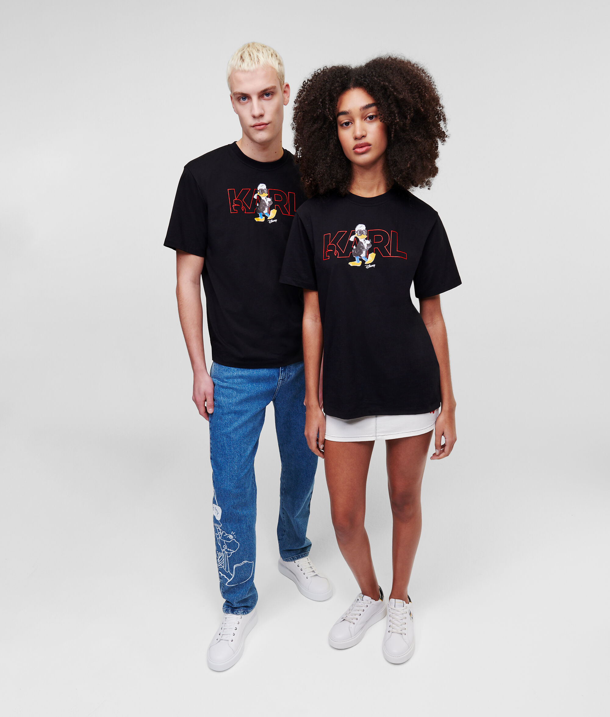 T-SHIRT À LOGO DS x KARL LAGERFELD