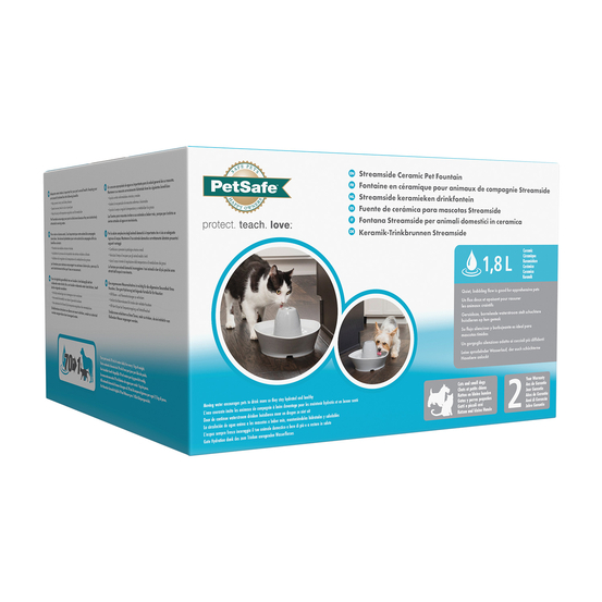 Fontaine Streamside ceramique 1.8L