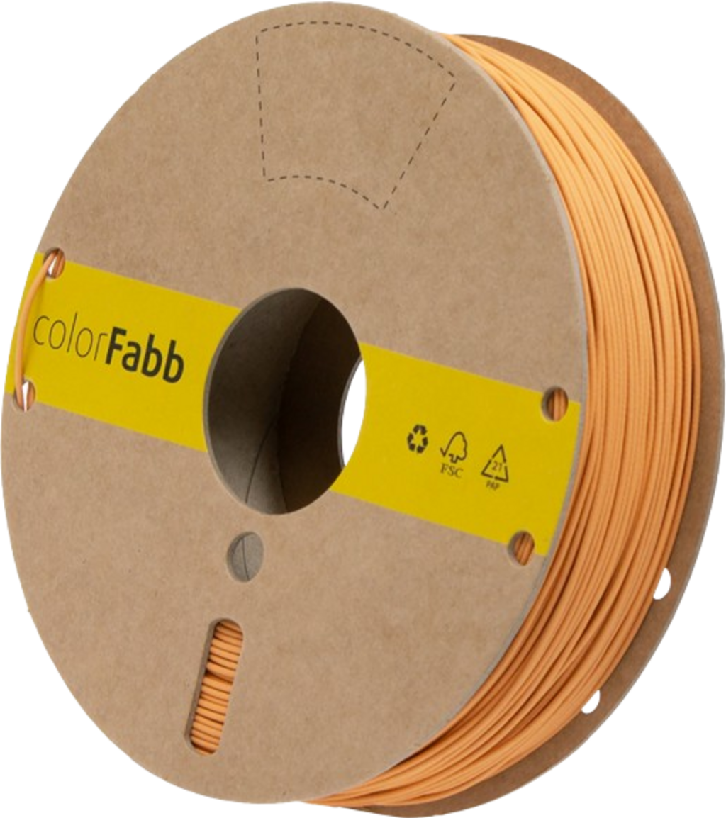 colorFabb  Vibers PLA Pastel Orange, 1,75 mm / 750 g    Nachhaltiges PLA-Filament in Pastell-Orange