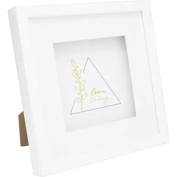 HOLZ 20X20CM WEISS