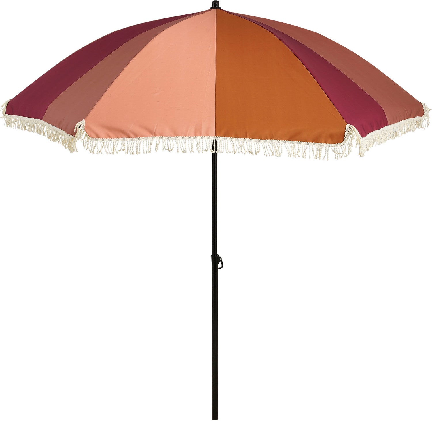 In the Mood Collection parasol Rissy oranje / bruin 30+UV D 220 cm