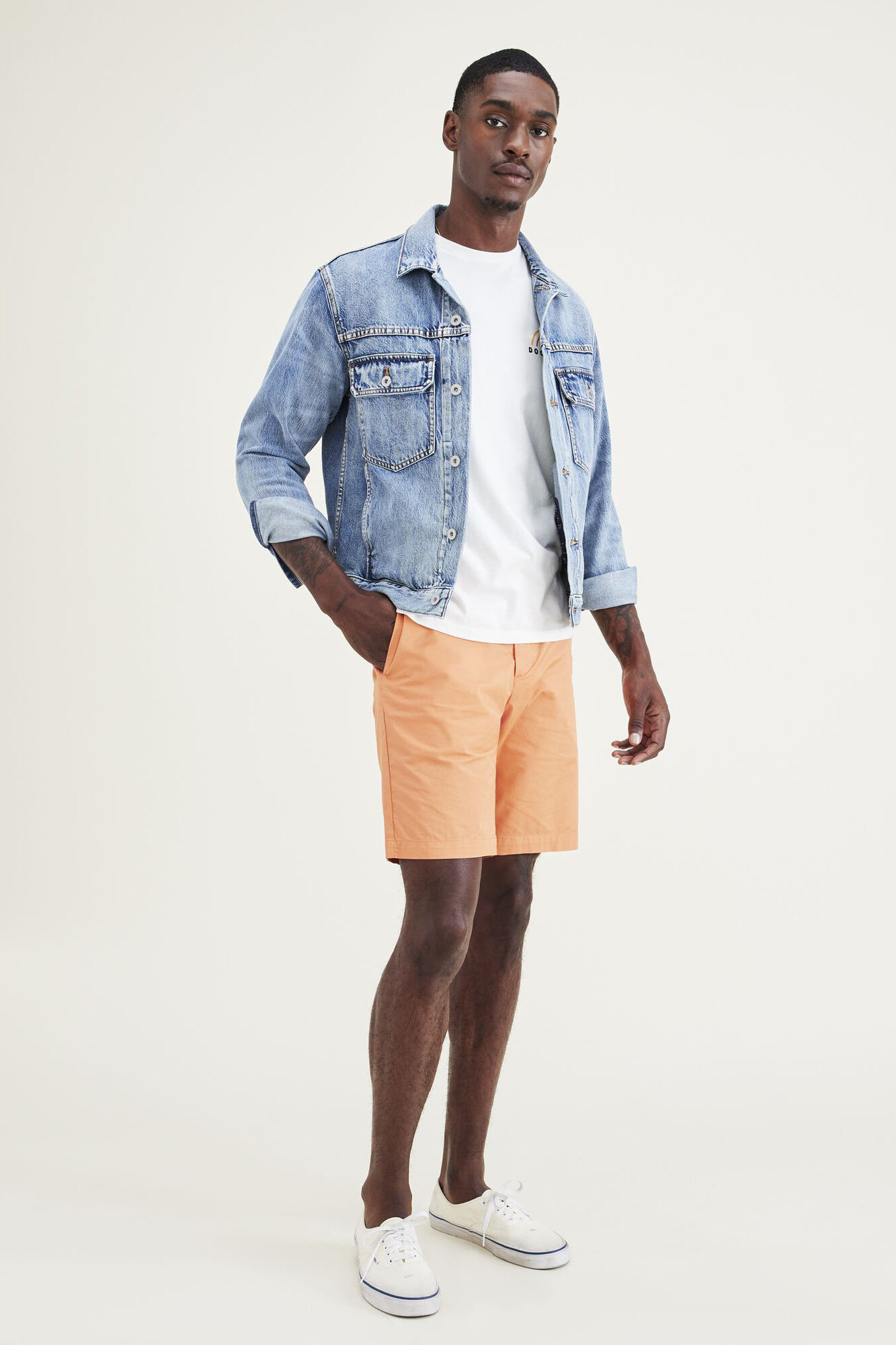 Bermuda Supreme Flex Modern Chino - Laranja