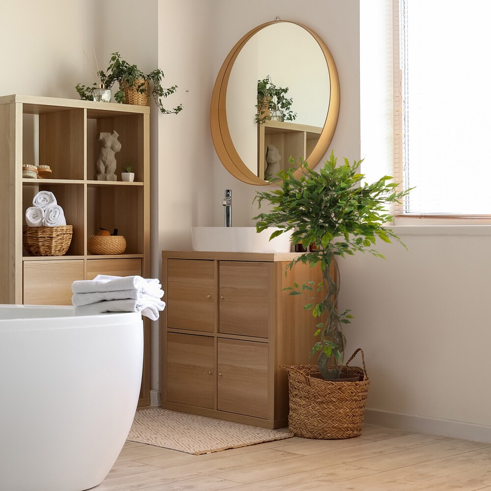Kunstpflanze FICUS I Kunststoff, Stoff hjh OFFICE