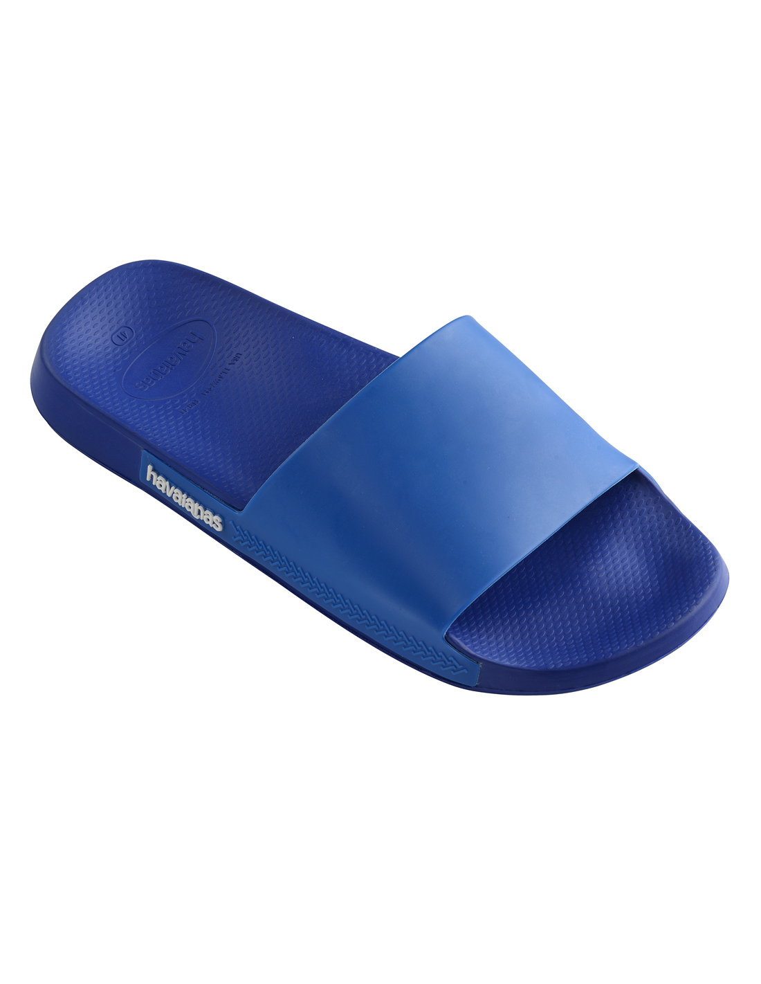 havaianas claquettes mixte slide classic bleu