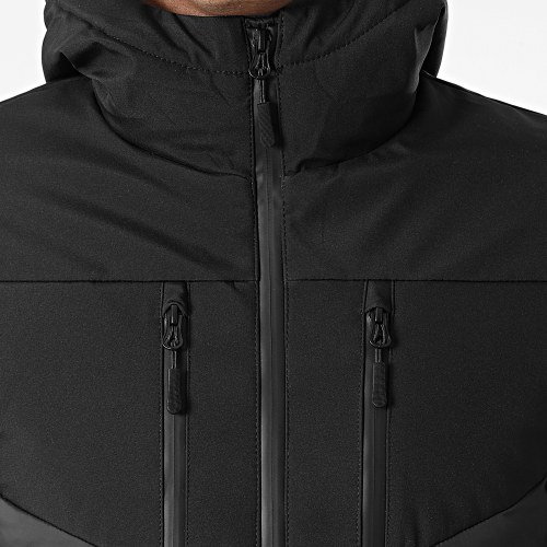 Doudoune Capuche Tech Fitted 0021 Noir