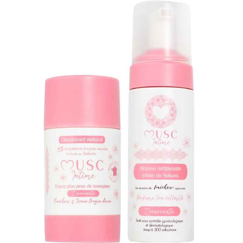 Mousse nettoyante & déodorant - L'Innocente - Fleur de cerisier