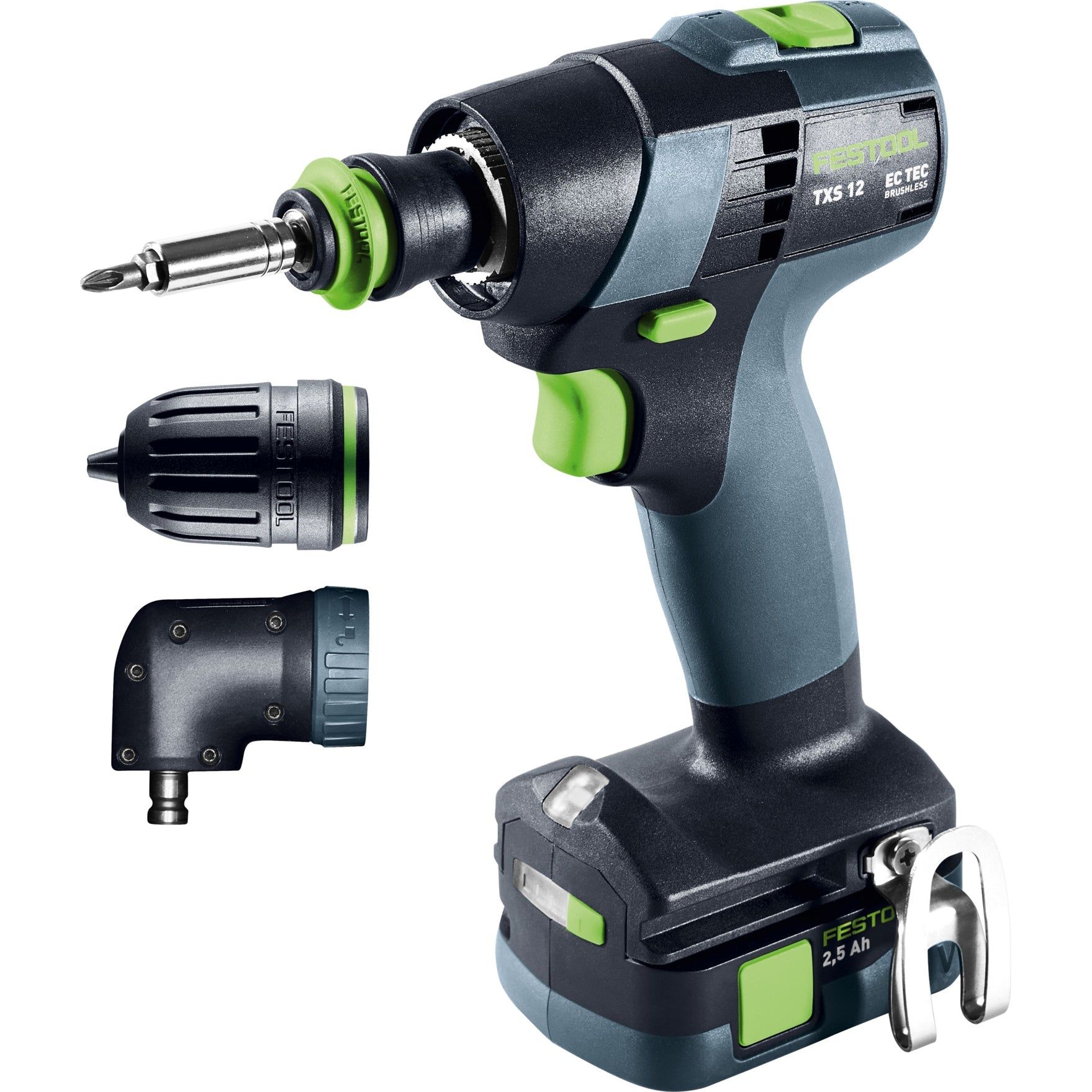 Festool TXS 12 2,5-Set Accu Schroefboormachine 12V 2.5Ah in Systainer - 576874