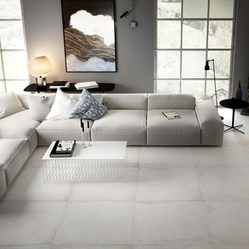 Vloertegel Ballerup Wit 60x60 cm 1,44 m²