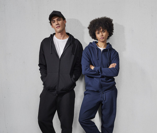 B&C ID224 - Sweat zippé à capuche unisexe