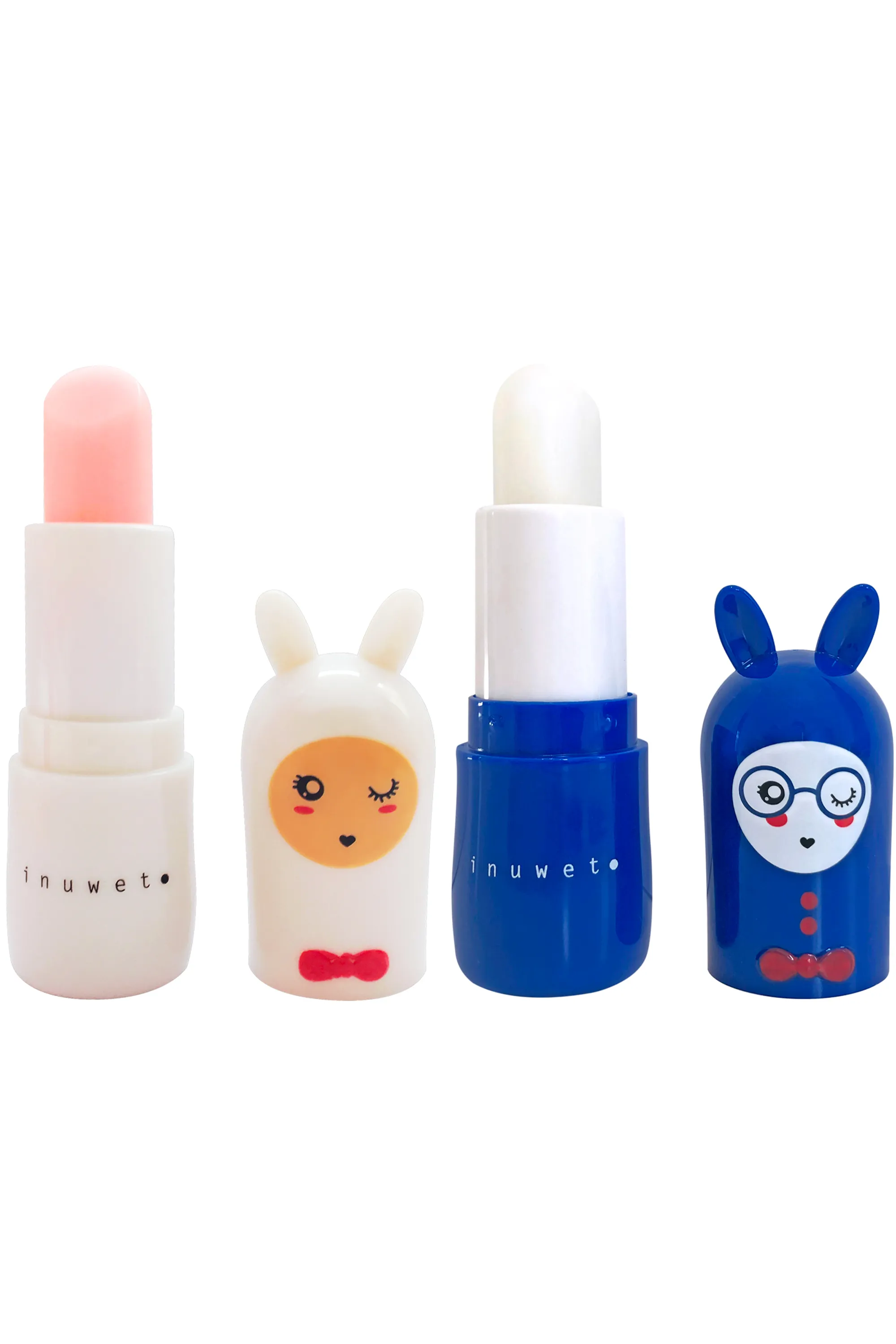 Inuwet (In Unicorn We Trust) Coffret duo Paris baumes à lèvres fraise & cerise-7 g