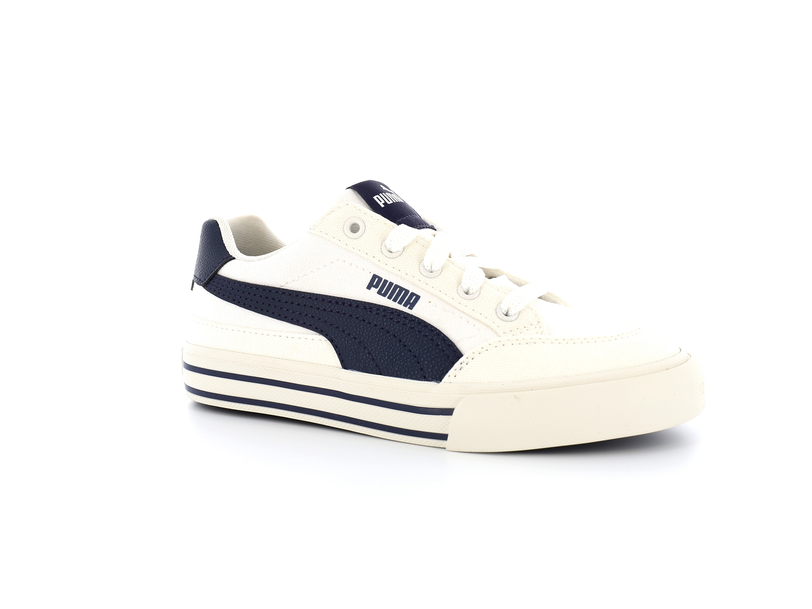 Puma-396559 Matières combinées Ecru marine