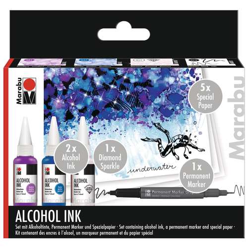 MARABU Alcohol Ink-Set Underwater