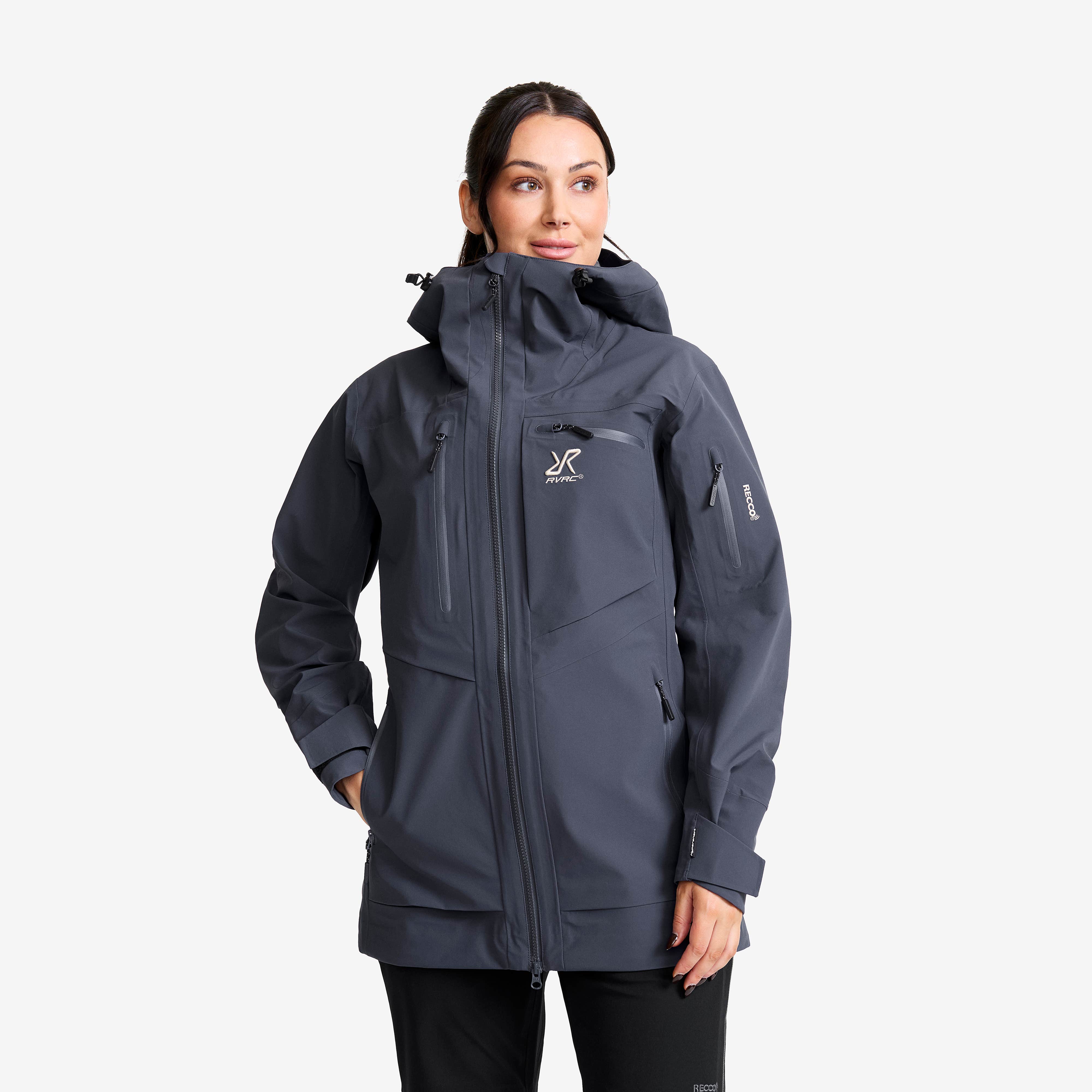 Cyclone Long 3L Jacket Dame India Ink