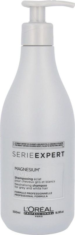 L’Oréal Professionnel Silver Shampoo – Zilvershampoo voor wit en grijs haar – Serie Expert – 500 ml
