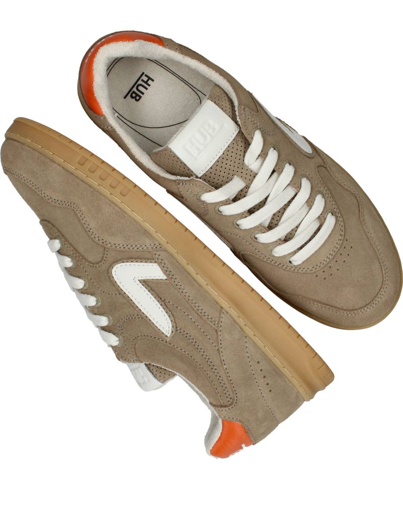 HUB Vancouver Sneakers Taupe Heren