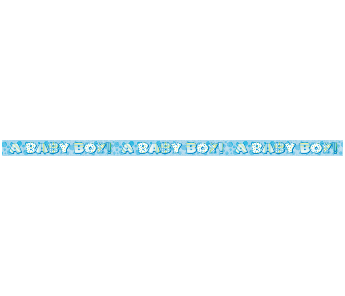 Baby Banner Blauw 3,65m