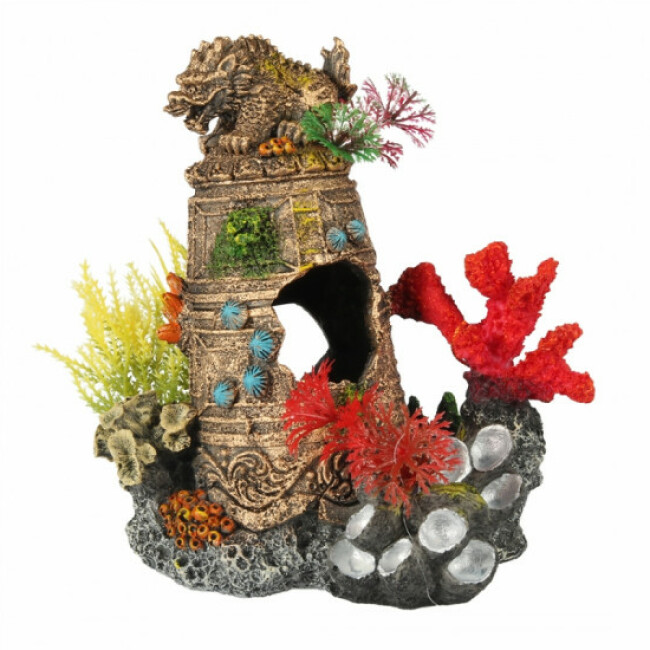 Décoration pour aquarium artefact coulé en résine Aqua Della