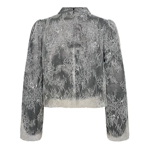 Co'Couture SimiliCC Lace Balloon Bluse, Bone, L
