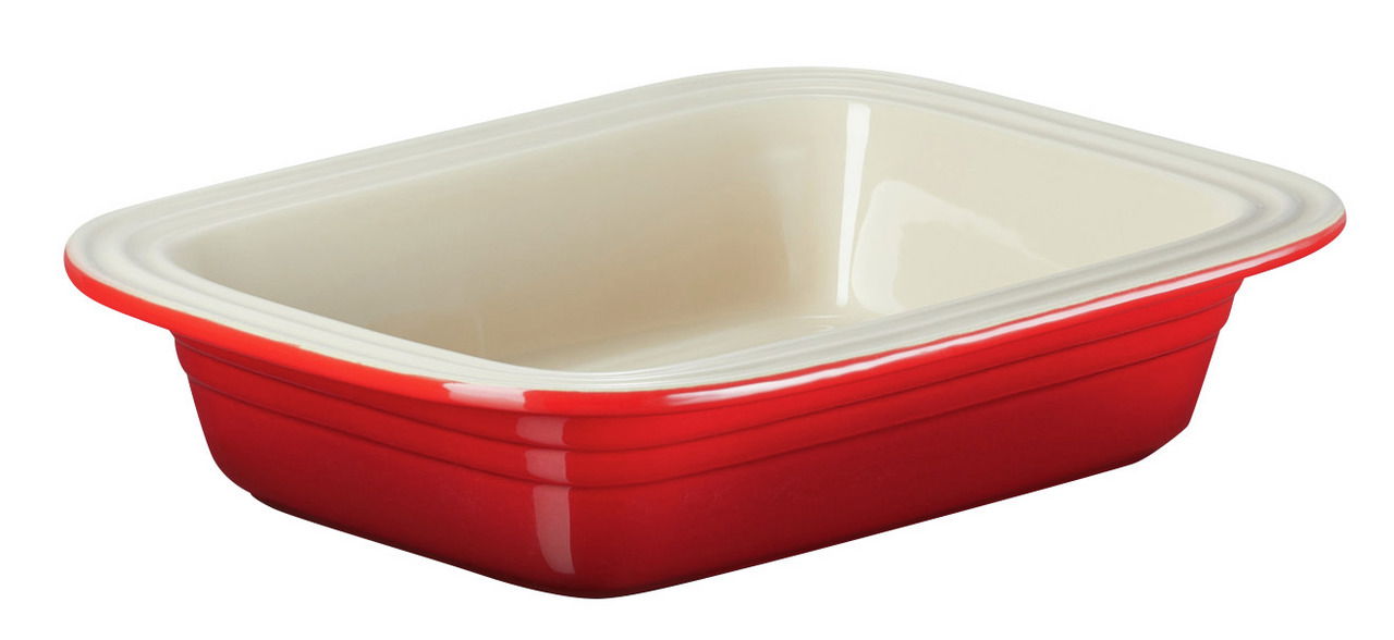 LE CREUSET Lasagneform 25cm Kirschrot