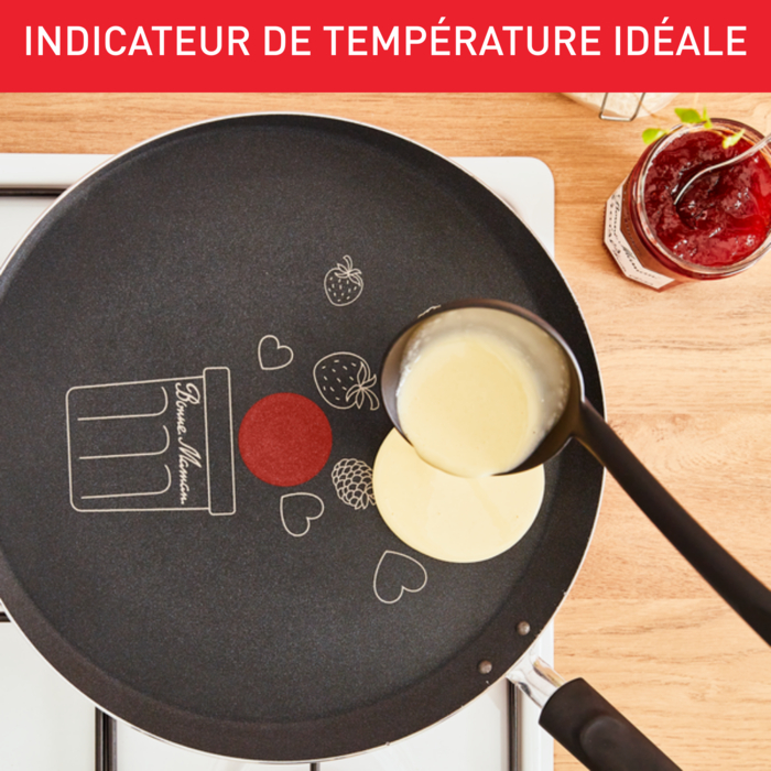Tefal Bonne Maman Galettière 34 cm avec répartiteur bois offert