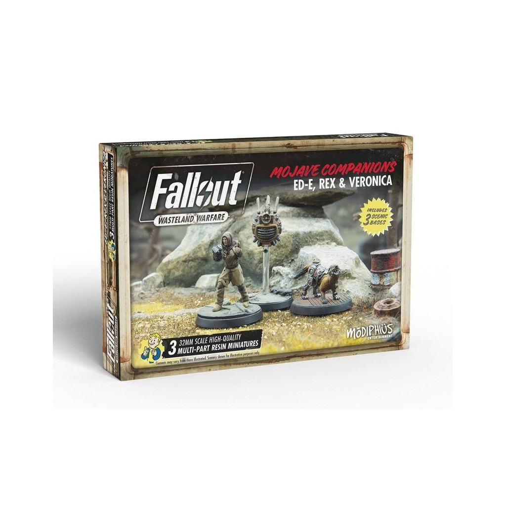 Fallout Wasteland Warfare - Mojave Companions: Ed-E, Rex and Veronica