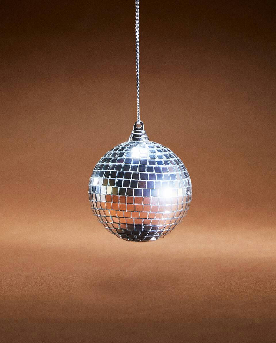 DECORAÇÃO DE BOLA DE DISCO DE NATAL