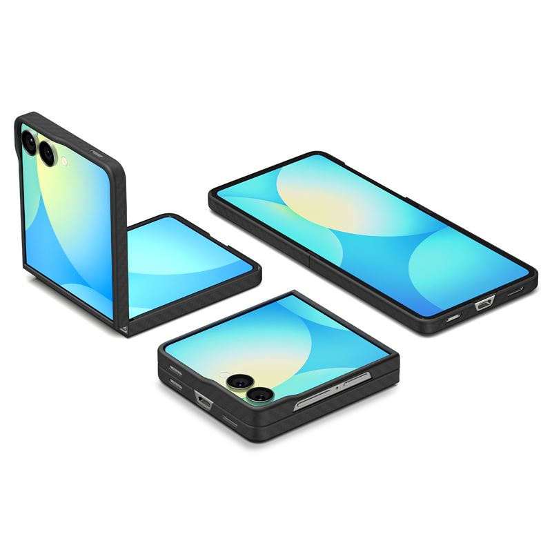 Samsung Galaxy Z Flip7 Air Skin Aramid Schutzhülle (ACS09564) - Schwarz