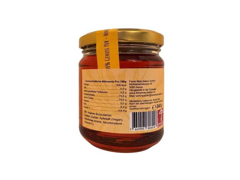 Feine Manufaktur Honig Alternative Wald 240 g Die pflanzliche Honig-Alternative mit würziger Waldnote