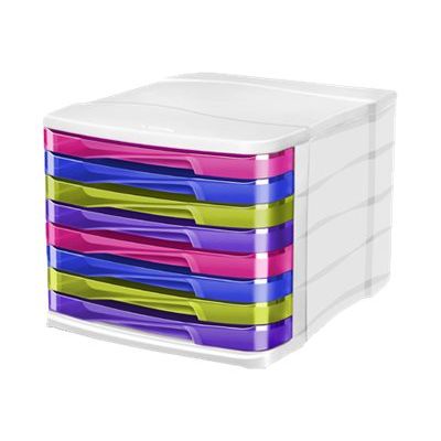 CEP Ellypse - Module de classement 8 tiroirs - multicolore