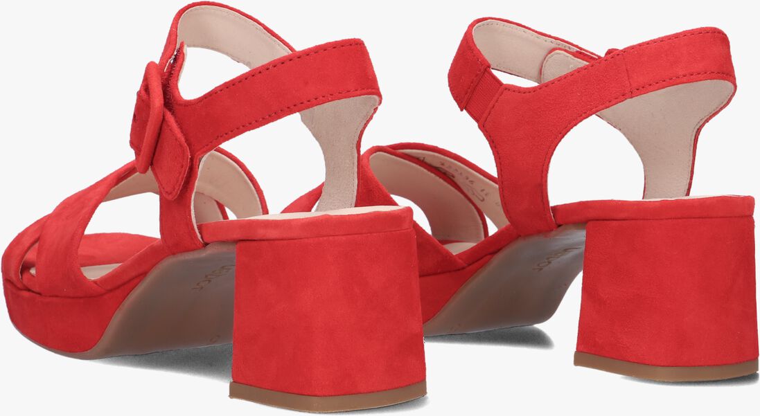 rode gabor sandalen met hak 953