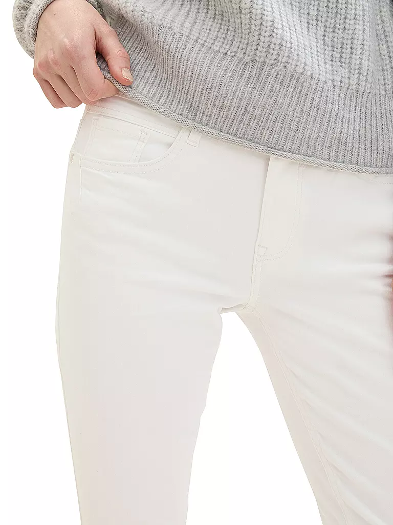 TOM TAILOR Jeans Straight Fit 7/8 ALEXA  weiss