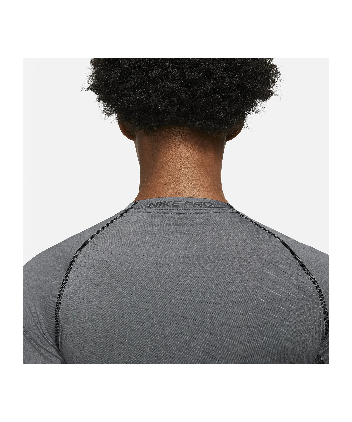 Nike Pro Longsleeve Grau Schwarz F068