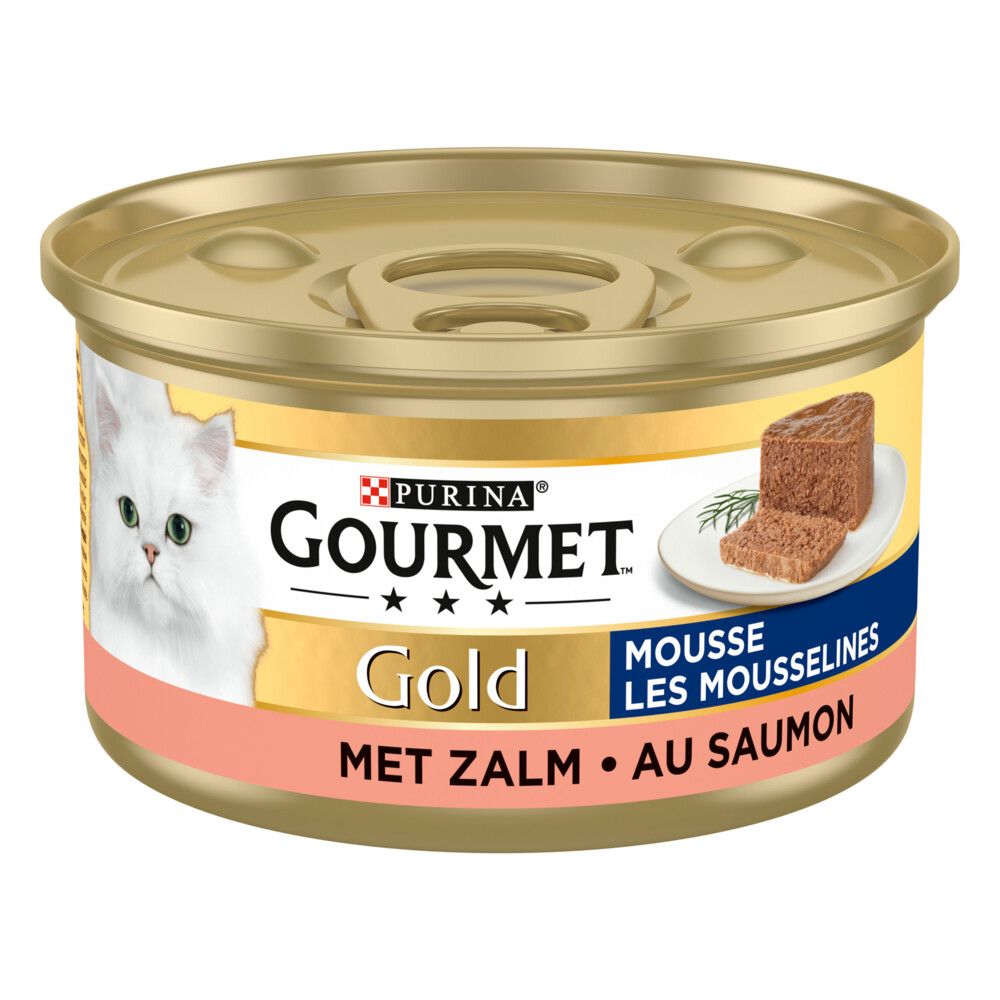 Gourmet Gold Mousse Zalm85 gr
