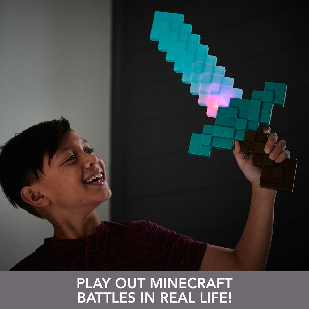 Minecraft Licht- und Soundeffekt: Verzaubertes Diamantschwert