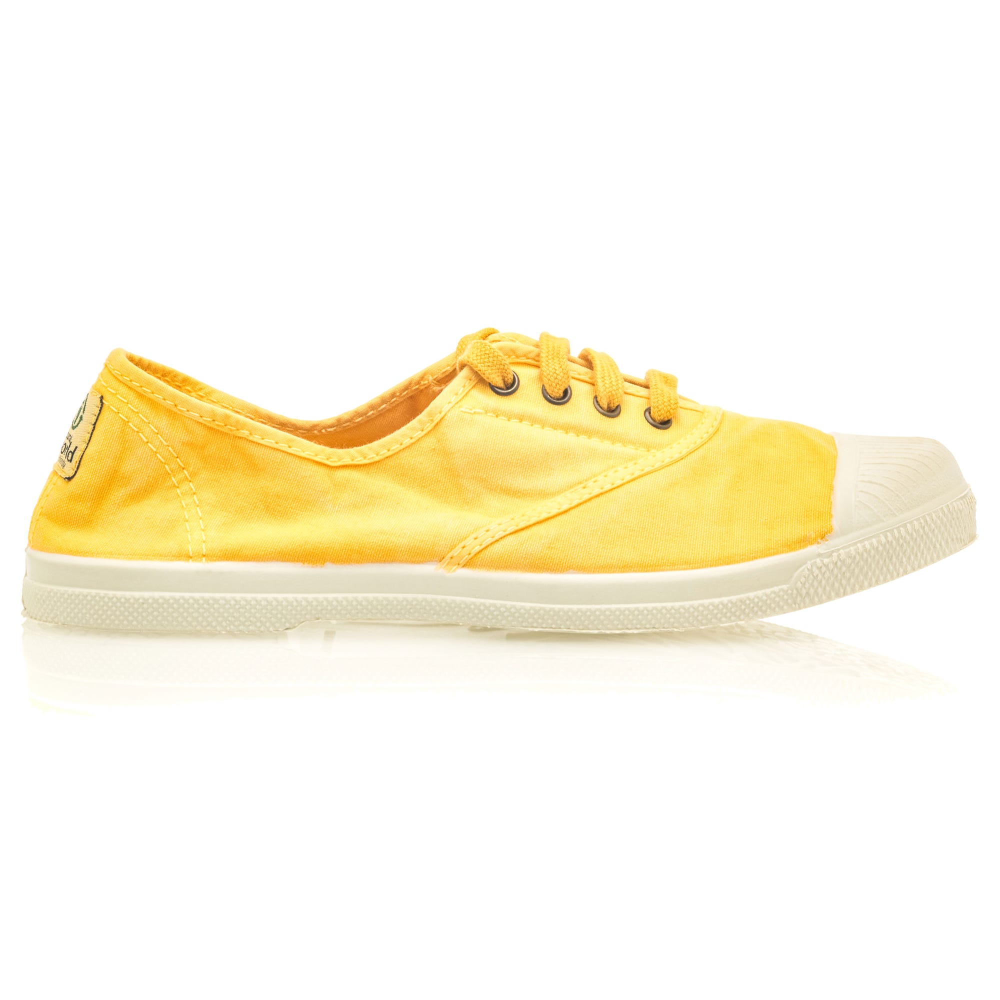 Baskets en toile Femme jaune