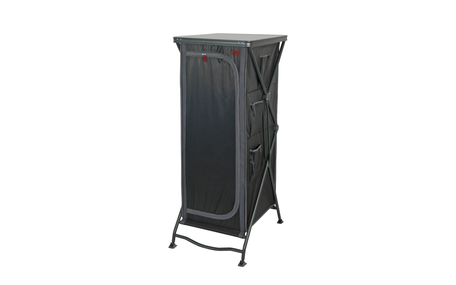 Crespo AP 101 Aufbewahrungsschrank 73 x 57 x 145 cm schwarz/grau